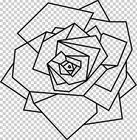 Floral Design Drawing, Geometric Shapes Drawing, Shape Png, Tattoos Mandala, Geometric Rose, Triangle Art, Geometric Shapes Art, Geometric Design Art, Geometric Drawing