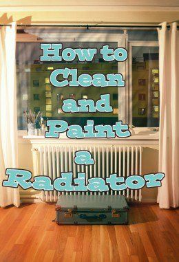 Cleaning and painting your radiator is a cheap way to freshen the look of your home and have a healthier living environment. Steam Radiators, Painted Radiator, Easy Home Improvement Projects, Radiator Heater, Easy Home Improvement, Radiator Cover, Cadeau Diy, Home Improvement Store, Diy Home Improvement