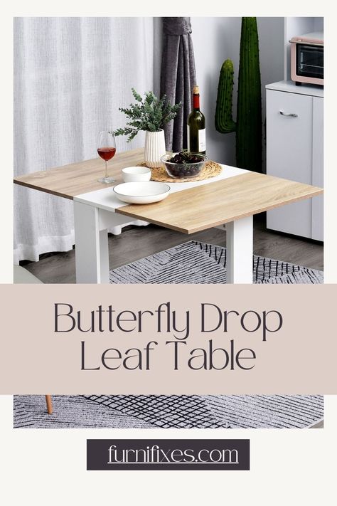 Butterfly Drop Leaf Table Round Table With Butterfly Leaf, Chunky Wood Dining Table Folding Leaf, 5 Foot Rount Table With Leaf, Jules Drop Leaf Expandable Dining Table, Space Above Kitchen Cabinets, Butterfly Leaf Table, Foldable Dining Table, Cleaning Cabinets, Above Kitchen Cabinets