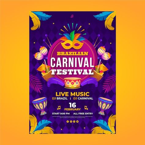 Vintage Carnival Party, Circus Background, Carnival Background, Carnival Design, Carnival Posters, Vector Gradient, Carnival Festival, Church Graphic Design, Vintage Carnival