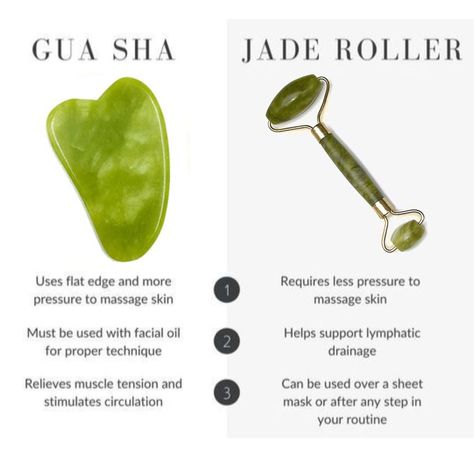 Gua Sha And Roller, Use Gua Sha, Selfcare Tips, Trendy Nail Designs, Natural Face Skin Care, Slimmer Face, Basic Skin Care Routine, Jade Roller, Facial Skin Care Routine