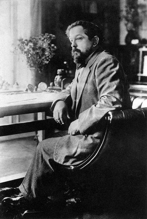 22 August 1862 – 25 March 1918 (Achille) Claude Debussy was a French composer. He is sometimes seen as the first Impressionist composer, although he vigorously rejected the term. He was among the most influential composers of the late 19th and early 20th centuries.  Born to a family of modest means and little cultural involvement, Debussy showed enough musical talent to be admitted at the age of ten to France's leading music college, the Conservatoire de Paris. Claude Debussy, Classical Music Composers, Classical Musicians, Amadeus Mozart, Music Images, Music Composers, Philosophers, Classical Music, Historical Photos