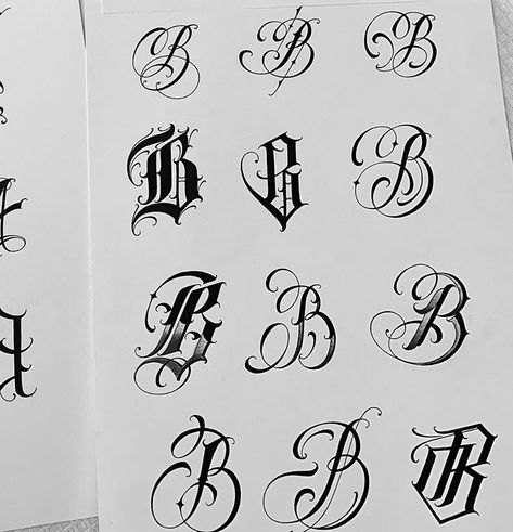 Brigantetattoo on Instagram: “- B - 🔥🔥🔥 - #tattoo #tattoos #letteringtattoo #art #lettering #letters #freehand #drawing #blacktattoo #drawing #design #graphic #chicano…” Tattoo Style Lettering, Cool Tattoo Lettering, Alphabet Tattoo Design Lettering Styles, China Letters, Chicano Tattoo Font Alphabet, Hernandez Tattoo Lettering, Tattoo Lettering Alphabet, Tattoo Fonts Cursive, Fonts Lettering