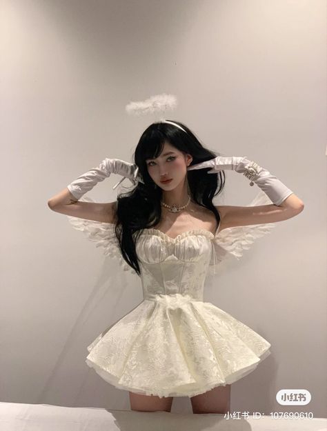 Angel Halloween Costumes, Pretty Halloween Costumes, Angel Outfit, Angel Costume, Halloween Costume Outfits, Fantasias Halloween, Cute Halloween Costumes, Halloween 2024, Grunge Outfits