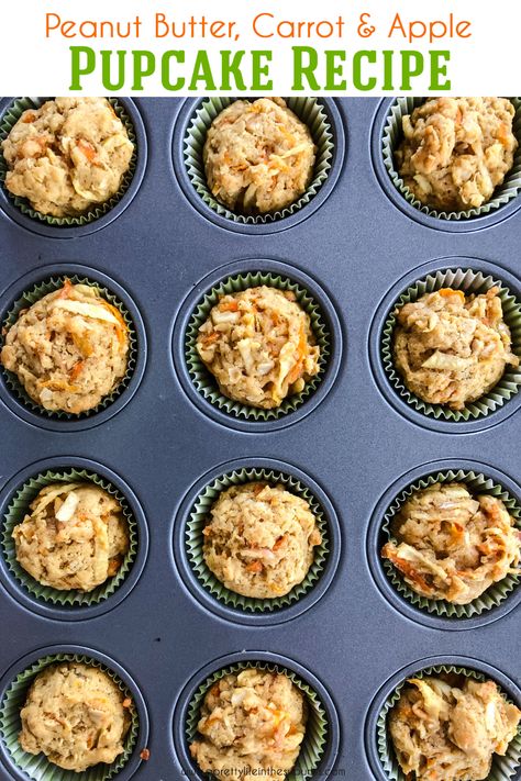 Muffins For Dogs, Pupcake Recipe, Spoiled Puppy, Dog Cake Recipes, Carrot Dogs, Pet Treats Recipes, Doggy Treats, Easy Dog Treat Recipes, Dog Cupcakes