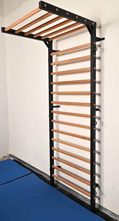 ARTIMEX Wall Bars metal/wood (Swedish Ladder) for Physical Therapy and Gymnastic - Used in Homes, Gyms, Clinics and Fitness Centers – 240x90cm, Spartan Model, Code 277 : Amazon.co.uk: Sports & Outdoors Swedish Ladder, Wall Bars, Wall Ladder, Gymnastics Training, Sport Gymnastics, Outdoor Gym, Sports Wall, Timber Wood, Wall Bar