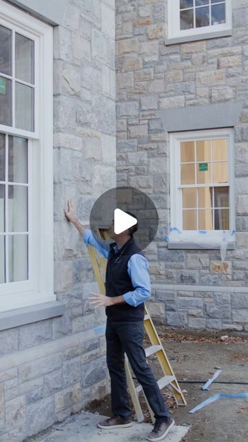 VanderHorn Architects on Instagram: "Welcome back to our Stone Georgian project, where the exterior features beautifully pillowed stonework and oversized windows.

#exteriorsofinstagram #residentialarchitecture #exteriordesign #stonework" Modern Georgian House, Vanderhorn Architects, Modern Georgian, Stone Exterior Houses, Oversized Windows, Georgian Homes, Exterior Stone, Stone House, Stone Work