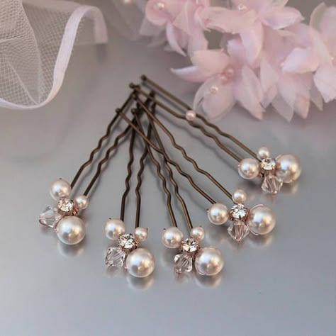 Wedding Hairstyles Pearl Pins, Hair Accessory, Hair Pin, Bride Hair Pearl Pins, Wedding Hair Pearl Pins, Pearl Hair Pin, Hair Jewellery Brides & Hairpins, Hair Pins Diy, Pearl Hair Pin Wedding