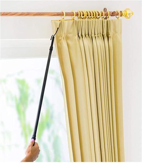 Curtain Pull Backs, Closet Storage Organization, Closet Hangers, String Curtains, Double Rod Curtains, Buy Curtains, Cleaning Curtains, Double Curtains, Country Curtains