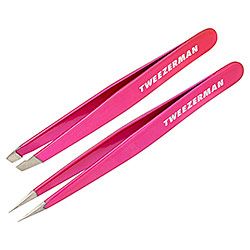 Tweezerman - Pink Perfection Petite Tweeze Set  #sephora Tweezerman Tweezers, Beauty Hacks Lips, Eyebrow Shaper, Natural Beauty Remedies, Home Remedies For Acne, Cheap Beauty Products, Tweezers Eyebrows, Grooming Routine, Skin Remedies