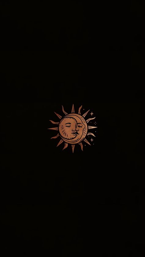 Sun Phone Backgrounds, Sun And Moon Desktop Wallpaper, Sun Pfp Aesthetic, Sun And Moon Wallpaper Iphone, Sun Black Background, Sun And Moon Pfp, Sun Wallpaper Aesthetic, Moon And Sun Wallpaper, Lua Wallpaper