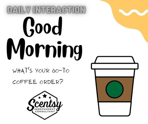 Happy Friday Scentsy Post, Scentsy Wednesday Posts 2024, Scentsy Hacks, Interaction Post, Independent Scentsy Consultant, Scentsy Consultant Ideas, Coffee Party, Scentsy Party, Scentsy Independent Consultant