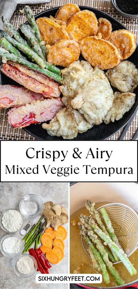 vegetable tempura Veggie Tempura, Tempura Vegetables, Tempura Recipe, Tempura Batter, Fusion Food, Favorite Appetizers, Mixed Vegetables, Tempura, Best Appetizers