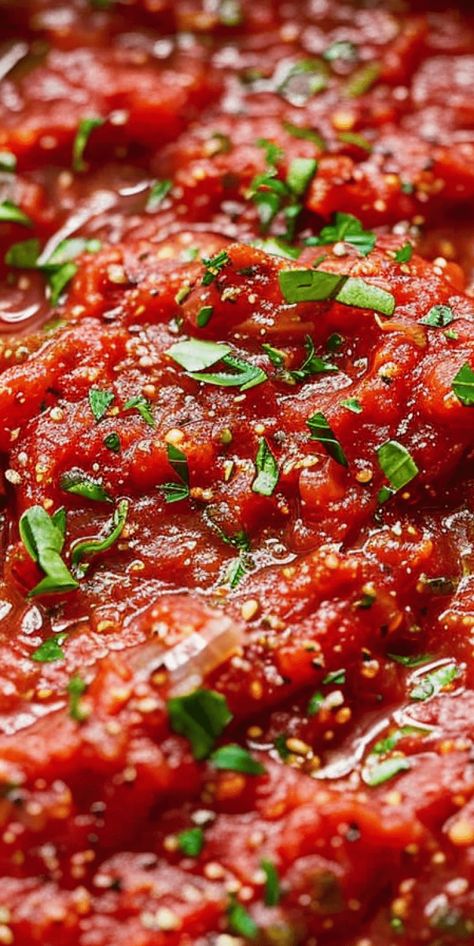 Homemade Marinara Sauce – Chasety Homemade Marinara Sauce With Fresh Tomatoes, Marinera Sauce Recipe, Summer Sauce, Homemade Marinara Sauce, Marinara Recipe, Marinara Sauce Recipe, Marinara Sauce Homemade, Italian Pasta Recipes, Pasta Pizza