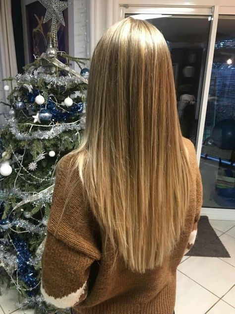 Few Layers In Long Hair, Long Straight Ombre Hair, Long Rounded Haircut, Haircuts For Long And Straight Hair, Layers On Pin Straight Hair, Long Straight Dark Blonde Hair, Long Hair Inspiration Straight, Pin Straight Layered Hair, Long Haircut Thick Straight Hair