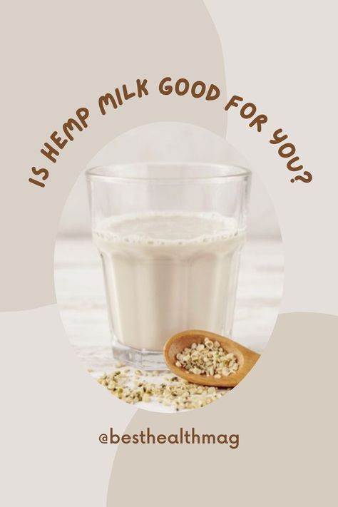 Flax Milk Recipe, Hemp Milk Smoothie, Diy Hemp Milk, Hemp Milk Benefits, Milk Smoothie Recipes, Flax Milk, Milk Benefits, Cow's Milk, Hemp Milk