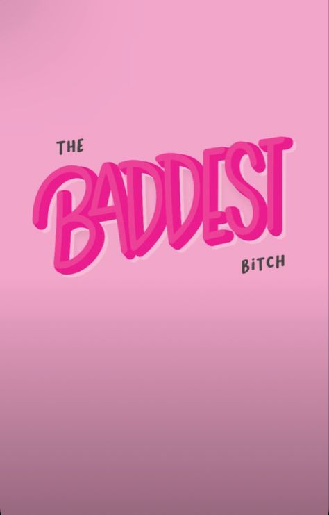 Baddest Of Them All, Pink Wallpaper Quotes, Pink Ipad, 2022 Picture, Sassy Wallpaper, Iconic Wallpaper, The Baddest, Mood Wallpaper, Picture Collage Wall