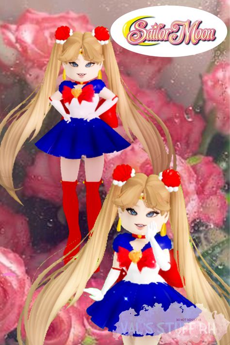 After Sailormoon's hair got deleted I thought it's a good thing to remake my most viral pin, hope it'll be useful! Happy spooky month! Royale High Sailor Moon Outfit, Sailor Moon Royale High, Royale High Pfp, Royale High Cosplay, High Pfp, Powerpuff Girls Characters, Sailor Moon Outfit, Rh Outfits, Outfit Hacks