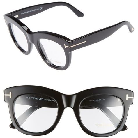 Women's Tom Ford 49Mm Optical Glasses ($415) ❤ liked on Polyvore featuring accessories, eyewear, eyeglasses, shiny black, tom ford glasses, tom ford eyeglasses, tom ford eyewear, tom ford eye glasses and tom ford Tom Ford Eyeglasses Women, Tom Ford Glasses Women, Optical Glasses Women, Cat Eyewear, Tom Ford Eyeglasses, Tom Ford Glasses, Glasses Fashion Women, Ford Black, Tom Ford Eyewear