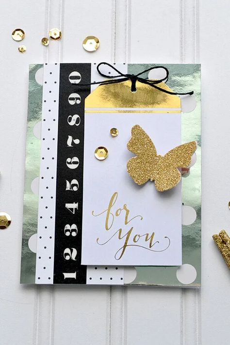 Minc Foil Applicator, Memory Planning, Gold Foil Diy, Minc Foil, Scrapbook Planning, Diy Embellishments, Gold Foil Cards, Paper Embellishments, Diy Gold