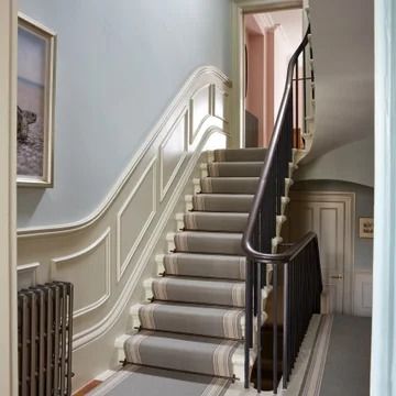 Georgian Staircase - Photos & Ideas | Houzz Georgian Terrace House Interior, Georgian House Uk, Georgian Staircase, Staircase Traditional, Terrace House Interior, Dream Estate, Staircase Pictures, Georgian Terrace, Georgian Interiors