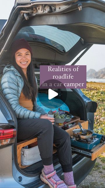 Video highlighting what it looks like to live life on the road inside a Toyota Highlander SUV Car Camper Toyota Camper, Suv Camper, Brushing Your Teeth, Living On The Road, Car Camper, Toyota Highlander, Reality Check, Brushing, On The Road