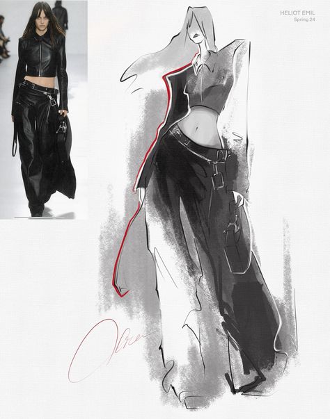 Fashion Illustration Portfolio Layout, Experimental Fashion Illustration, Fashion Illustration Styles, How To Draw Fashion Sketches, Stylised Fashion Illustration, Fashion Silhouette Drawing, Model Illustration Fashion, Fashion Poster Design Graphics, Asian Fashion Illustration