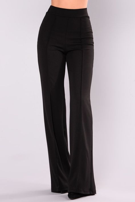 Dress Pants Outfits, High Waisted Dress Pants, Looks Black, Looks Chic, Black Dress Pants, Fashion Week Street Style, Womens Dress Pants, Work Attire, Pants Outfit