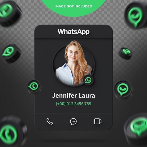 PSD perfil de whatsapp de renderizado 3d | Premium Psd #Freepik #psd #perfil-whatsapp #banner-redes-sociales #redes-sociales #marketing-social Whatsapp Business, Whatsapp Marketing, Business Design, Marketing, Instagram, Design