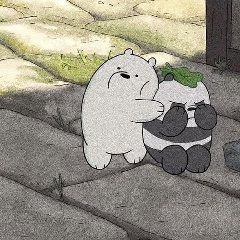 Spell Cute = P.A.N.D.A . . . . Share it if you love it! . . . . . #pandagir #PANDAMONIUM #pandancake #pandapandapanda #bestofpanda #repost Ice Bear We Bare Bears, Two Bears, You Are My Moon, We Bare Bears Wallpapers, Images Disney, Ice Bears, Cute Panda Wallpaper, Cartoon Profile Pictures, We Bear