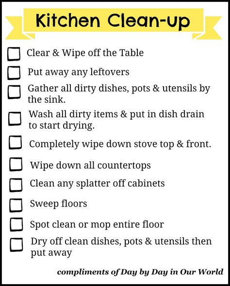 This Kitchen CleanUp Checklist will help you and other family members keep this vital room in your house at the ready. #PowerfulFusionClean #ad Kitchen Chore Checklist, How To Clean The Kitchen, How To Clean Your Kitchen, Clean Kitchen Checklist, Kitchen Cleaning Schedule, Cleaning Binder, Kitchen Cleaning Checklist, Kitchen Checklist, Toilet Cleaning Hacks