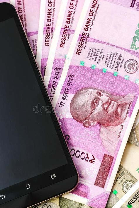 New indian 2000 rupees banknotes and smarthphone. 500 rupee banknotes in backgro , #sponsored, #banknotes, #smarthphone, #rupees, #indian, #view #ad 2000 Rupees Note Wallpaper Hd, 2000 Note Image, 2000 Rupees Note, Denim Photography, Atm Machine, Army Couple Pictures, Army Couple, Student Resume Template, Bank Check