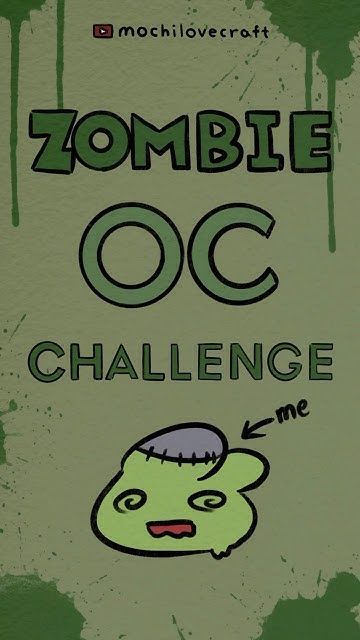 Zombie OC Challenge #oc #challenge Zombie Oc, Bored In Class, Oc Challenge, Easy Doodles Drawings, Challenge Me, Simple Doodles, Zombie, Doodles, Drawings