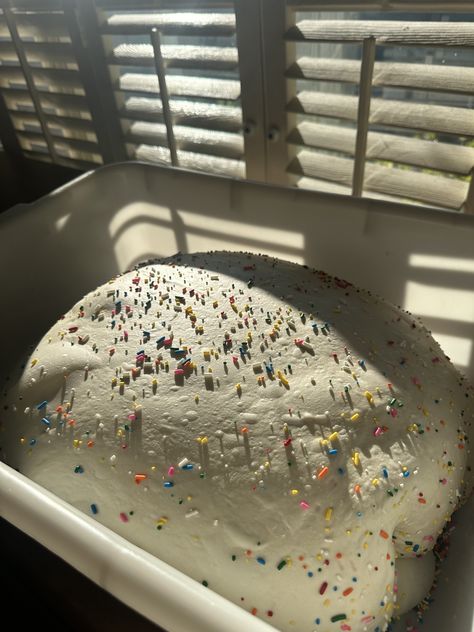 Recipe | Celebration Sourdough Celebration Sourdough, Celebration Sourdough Bread, Sourdough Cakes Recipes, Sourdough Discard Birthday Cake, Sourdough Birthday Cake, Confetti Sourdough Bread, Sprinkle Sourdough, Sprinkle Sourdough Bread, Sourdough Cakes