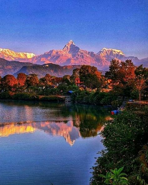 Pokhara Nepal Photography, Nepal Nature, Nepal Photography, Nepal Himalayas, Mountain Painting Acrylic, Nepal People, Nepal Food, Nepal Culture, Art Learning