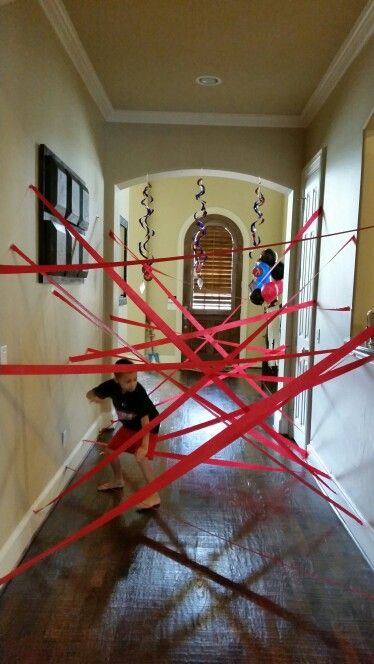 Laser Obstacle Course, Streamer Obstacle Course, At Home Obstacle Course, Cardboard Obstacle Course, Simple Obstacle Course For Kids, Gym Class Obstacle Course, Obstical Course Ideas Indoor, Ninja Turtle Obstacle Course, Easter Obstacle Course