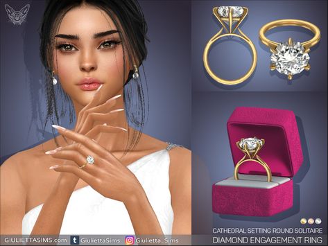 Sims 4 Cc Tiffany And Co, Sims4 Accessories, Sims4 Ideas, Sims Fashion, Sims Outfits, Mods Sims 4, Sims 4 Piercings, Wedding Ring Finger, Sims 4 Cc Kids Clothing