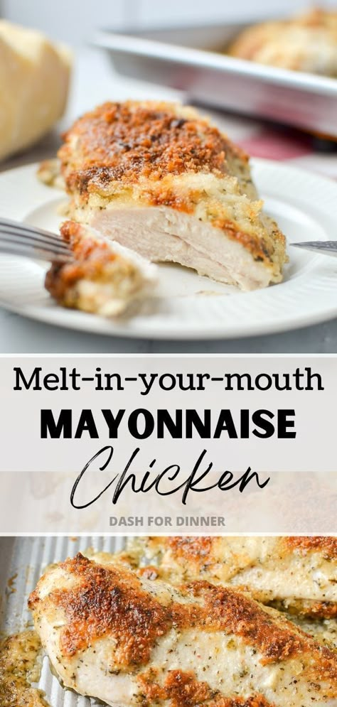 Fried Chicken With Mayonnaise, Mayonnaise Sauce For Chicken, Mayo Chicken Marinade, Ranch Mayo Chicken, Baked Chicken Breast Healthy, Chicken Recipe With Mayonnaise, Chicken Breast With Mayonnaise, Mayo Crusted Chicken, Mayo Chicken Recipes