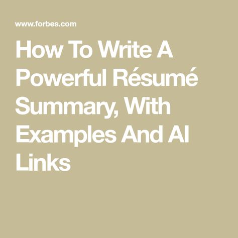 Professional Summary For Resume, Career Change Cover Letter, Resume Summary Statement, Resume Writing Samples, Professional Summary, Resume Summary Examples, Federal Resume, First Resume, Resume Summary