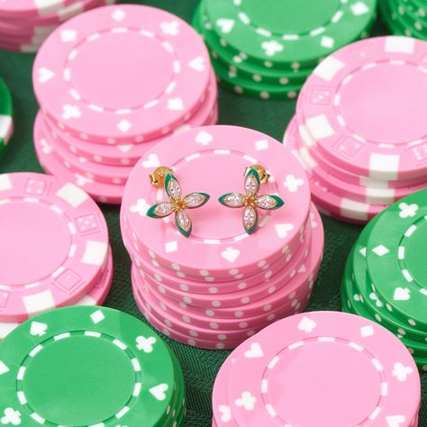 We’re going ‘all in’ on our new colourful Lucky Clover collection! Our gorgeous handcrafted emerald green, blush pink and orange clover stud earrings are the perfect style to add a little touch of good luck to your look 🍀🩷✨ Earrings Emerald, Good Luck To You, Lucky Charms, Lucky Clover, Eid Gifts, Matching Bracelet, Just Because Gifts, Colorful Jewelry, Green Enamel