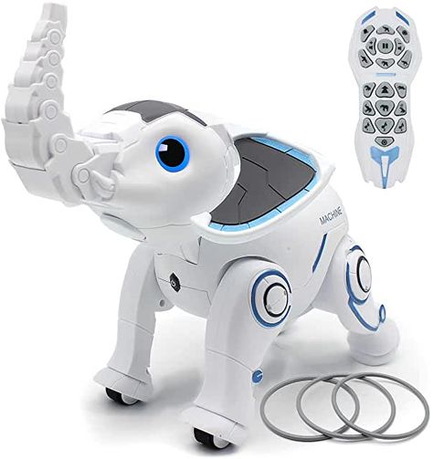 Amazon.ca: boys 8 year old gifts Robot Elephant, Remote Control Robot, Basic Programming, Elephant Colour, Smart Robot, Elephant Toy, Cool Gifts For Kids, Robot Toy, Voice Control