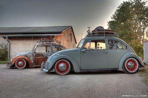 Rat Rod Bug and Street Vintage Bug infestation...  VW Bugs by nitrox09 Vw Caddy Mk1, Van Vw, Volkswagen Beetles, Vw Ideas, Vw Sedan, Volkswagen Bug, Vw Aircooled, Combi Vw, Vw Bugs