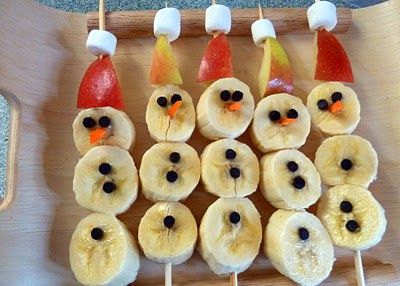 Christmas Appetizers Party Finger Foods, Snow Day Activities, Kids Cooking Party, Christmas Appetizers Party, Xmas Treats, Food Decorations, Best Christmas Recipes, Kids Christmas Party, Healthy Christmas