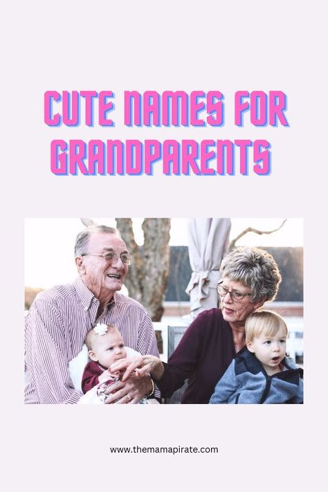 Cute Names for Grandparents First Grandchild Gift, Grandmother Names Unique, First Grandchild Quotes, Pagan Names, Grandparent Names, 1st Grandchild, Being A Grandparent, Grandchildren Gift Ideas, First Time Grandparents