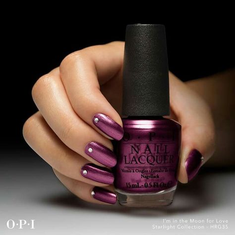 OPI "I'm In The Moon for Love" Starlight Collection Nail Laquer, Opi Nail Colors, Purple Nail, In The Moon, Opi Nail Polish, Polish Colors, Nail Files, Colorful Nail Designs, Nail Polish Collection