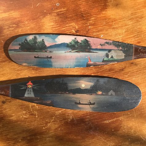 Canoe Paddle Painting Ideas, Painted Canoe Paddles, Paddle Painting Ideas, Painted Oars Paddles, Canoe Paddle Art, Painted Oars, Paddle Decor, Canoe Paddles, Canoe Paddle