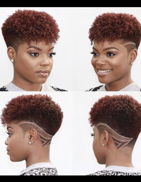 Fro Hawk, Undercut Ideas, Short Natural Haircuts, Mohawk Styles, Lil Mama, Mom Hair, Shaved Hair Designs, Tapered Natural Hair, Natural Hair Cuts