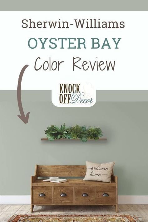 Come with me as I review the Sherwin Williams Oyster Bay paint color. Get the specifics and advice you need to make this green look spectacular in your home painting projects. Sherrington Williams Oyster Bay, Oyster Bay Paint Color Master Bedrooms, Oyster Bay Bathroom Sherwin Williams, Wherein Williams Oyster Bay, Sherwin Williams Oyster Bay Bathroom, Sherwin Williams Oyster Bay Bedroom, Oyster Bay Sherwin Williams Living Room, Oyster Bay Bedroom Sherwin Williams, Sherwin Williams Popular Greens