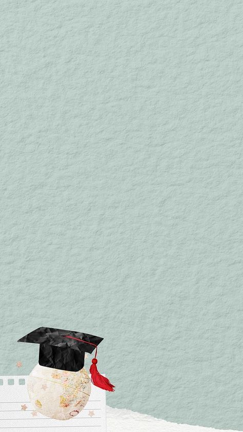 Green paper textured iPhone wallpaper, graduation cap border | free image by rawpixel.com / Saveshitz Textured Iphone Wallpaper, Graduation Story, Graduation Background, Graduation Wallpaper, Background School, Story Background, Borders Free, Green Paper, Wall Background