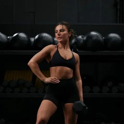 Krissy Cela - Lead trainer & founder Krissy Cela, Personal Trainer Pictures, Trainer Headshots Fitness, Personal Trainer Photoshoot Ideas, Gym Trainer Photoshoot, Illeana Dcruz Gym, Full Body Program, Motivation Help, Muscular Endurance